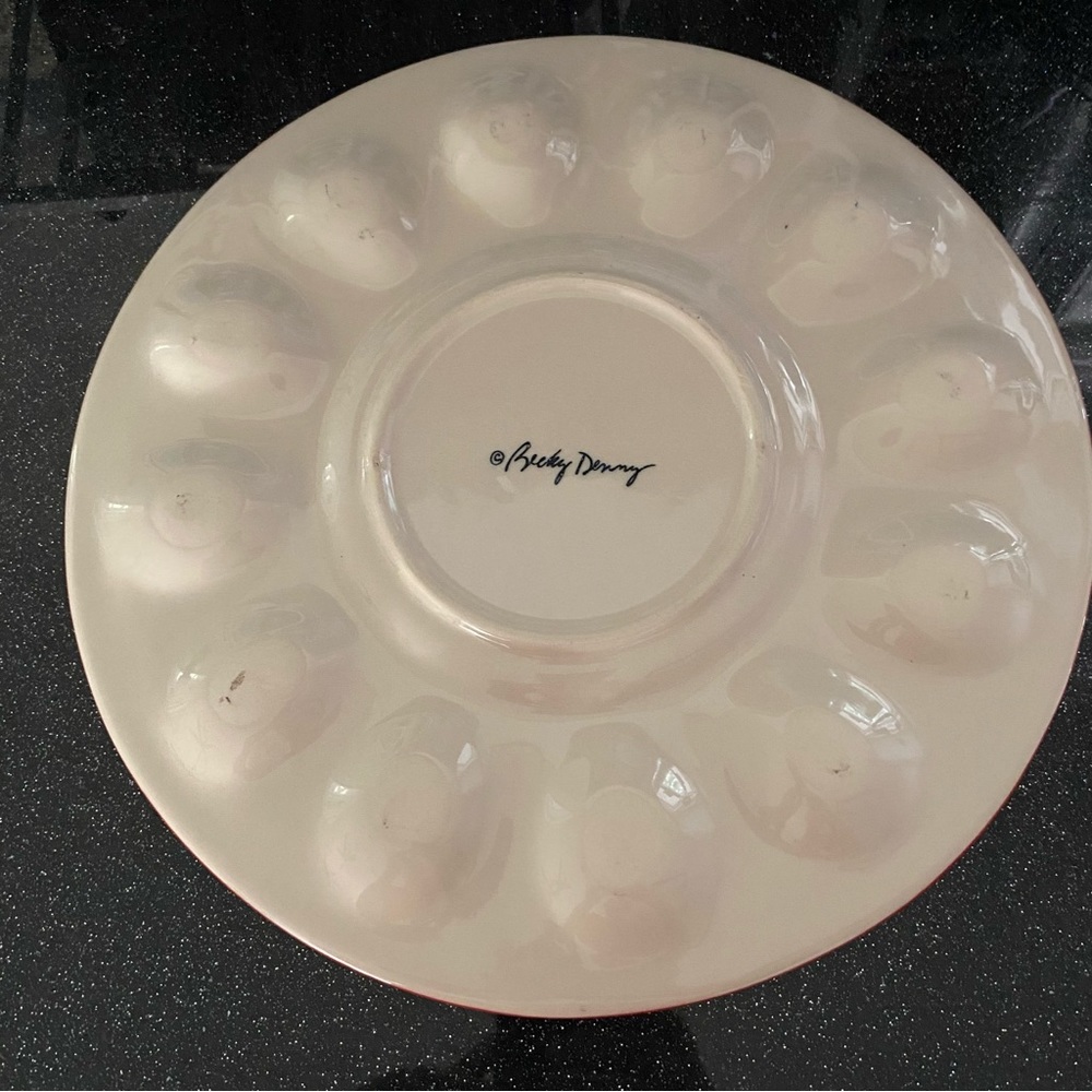 Becky Denny Deviled Egg Dish - Picture 2 of 2